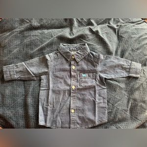 Baby Boy Bear Button Up Shirt
